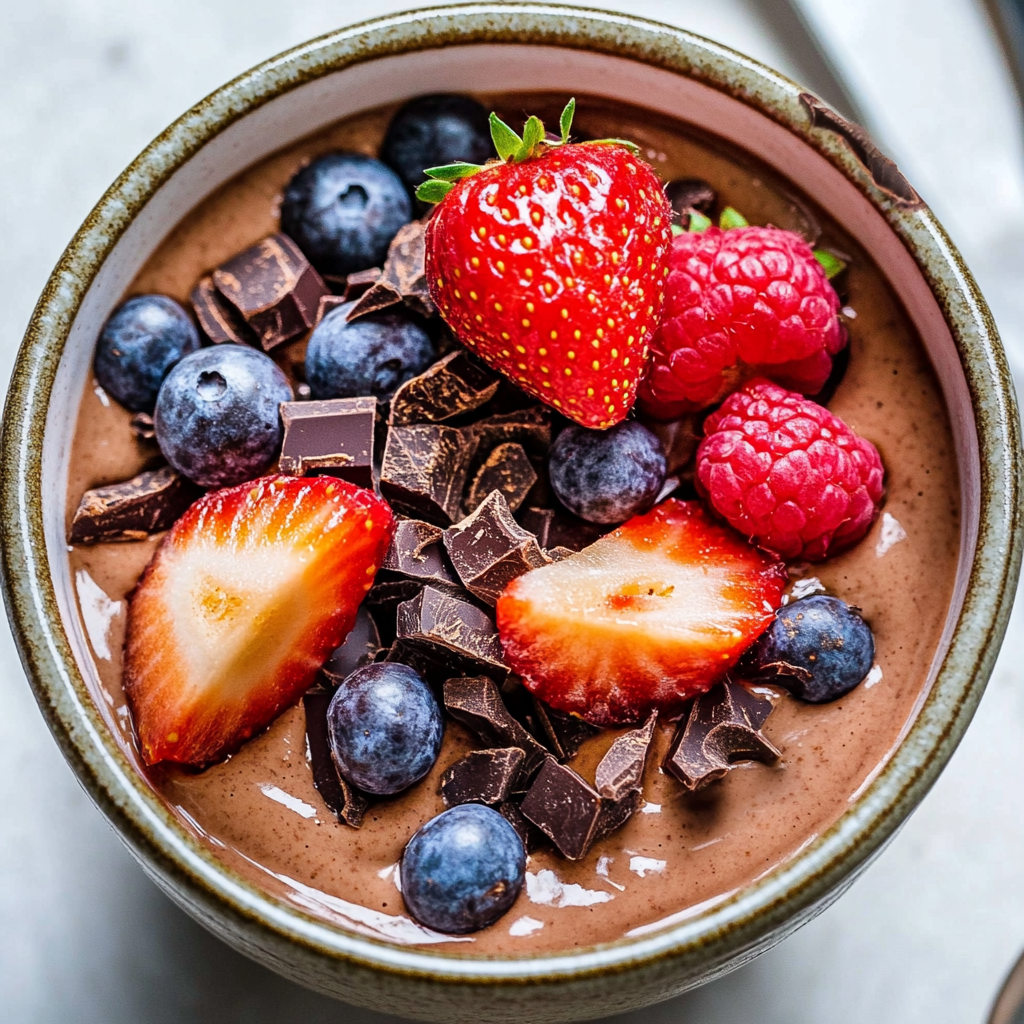 Chocolate Protein Pudding Delight