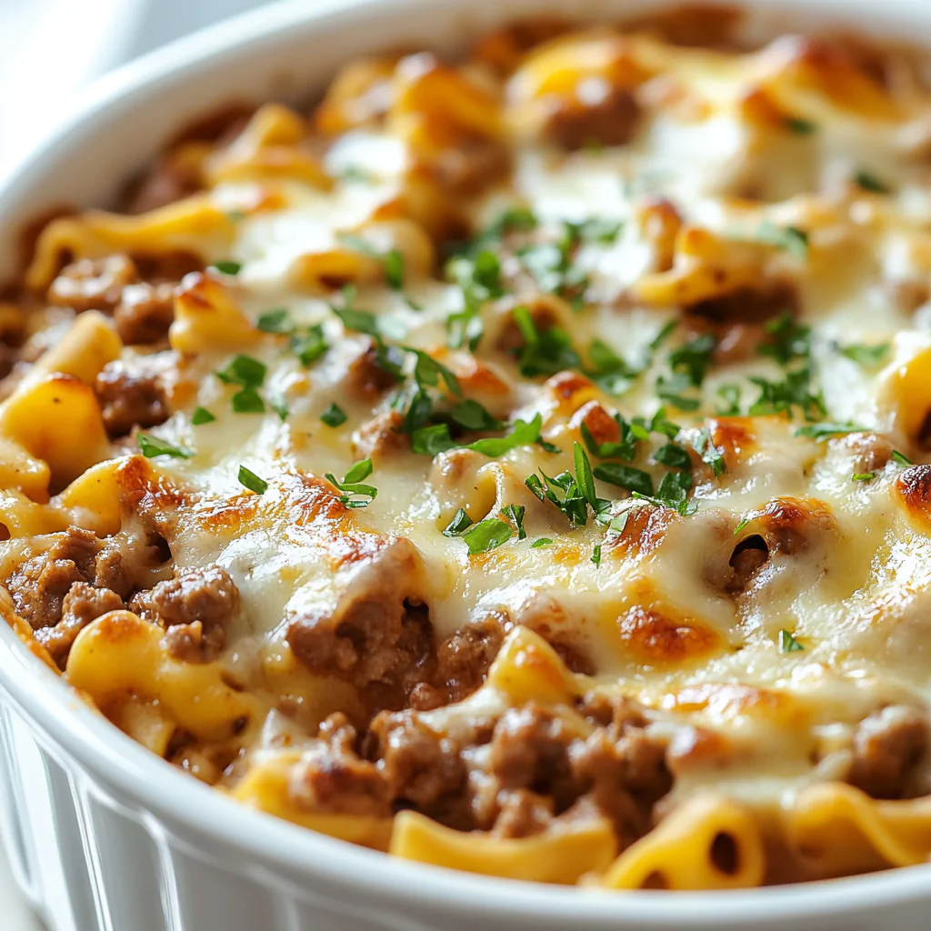 Sour Cream Beef Noodle Casserole