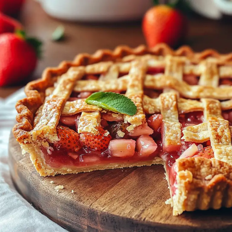 Strawberry Rhubarb Pie