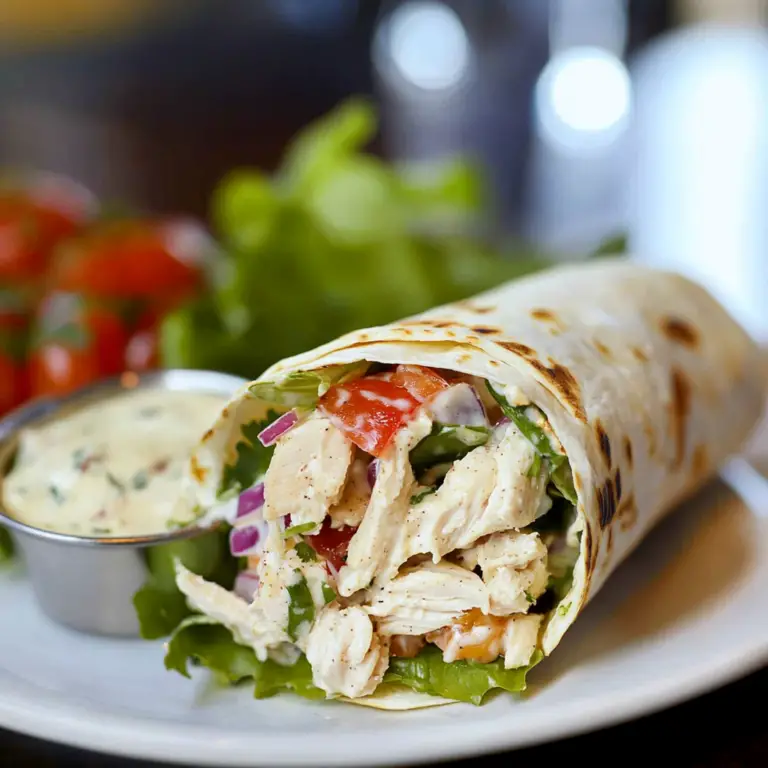 Chicken Salad Wrap Delight
