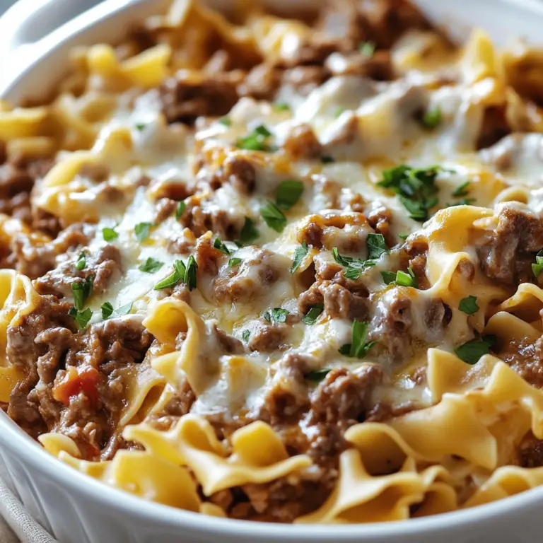 Sour Cream Beef Noodle Casserole