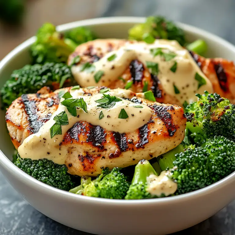 Grilled Chicken & Broccoli Bowl