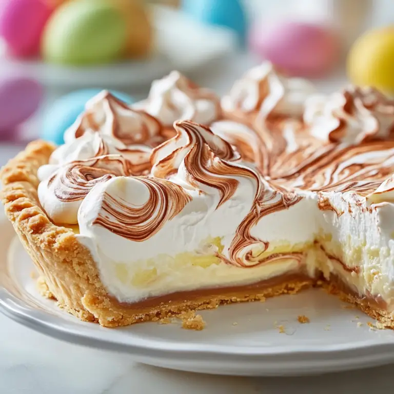 Easter Swirl Pie Freshly Baked