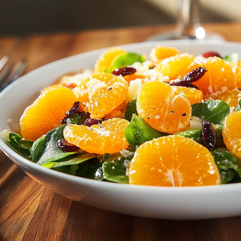 Delicious Mandarin Orange Salad