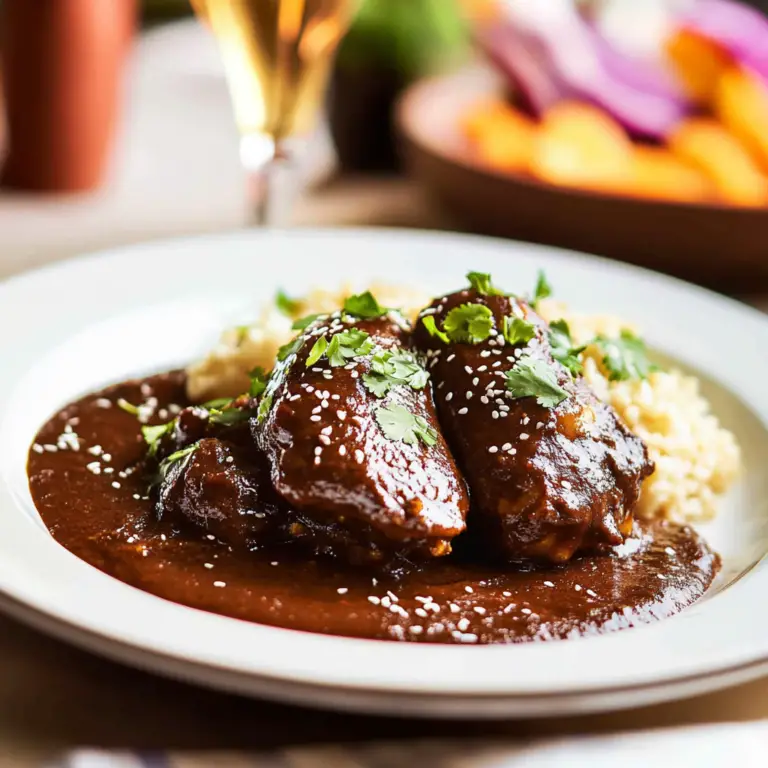 Delicious Chicken Mole Dish