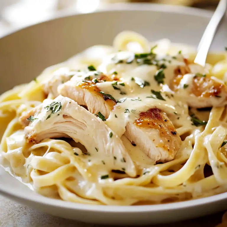 Rotisserie Chicken Alfredo Dish