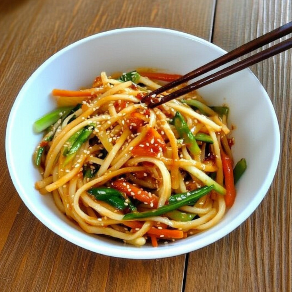 Recipe preparation for Cold sesame noodles