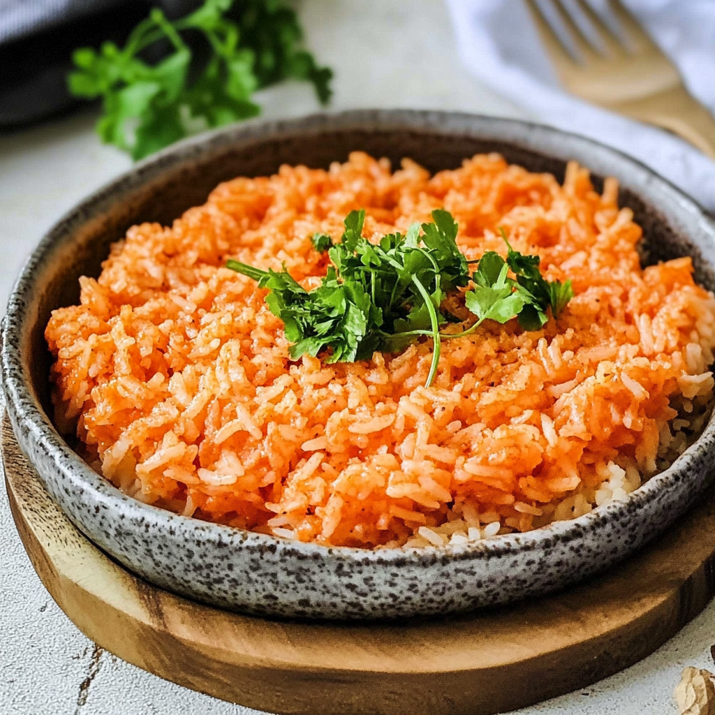 Recipe preparation for Spanish Rice