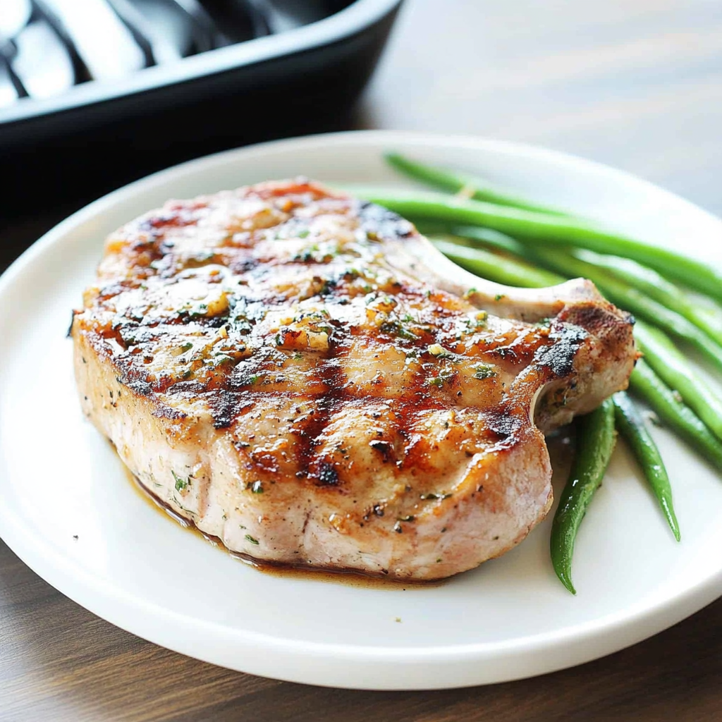 Recipe preparation for Thick-Cut Pork Chops