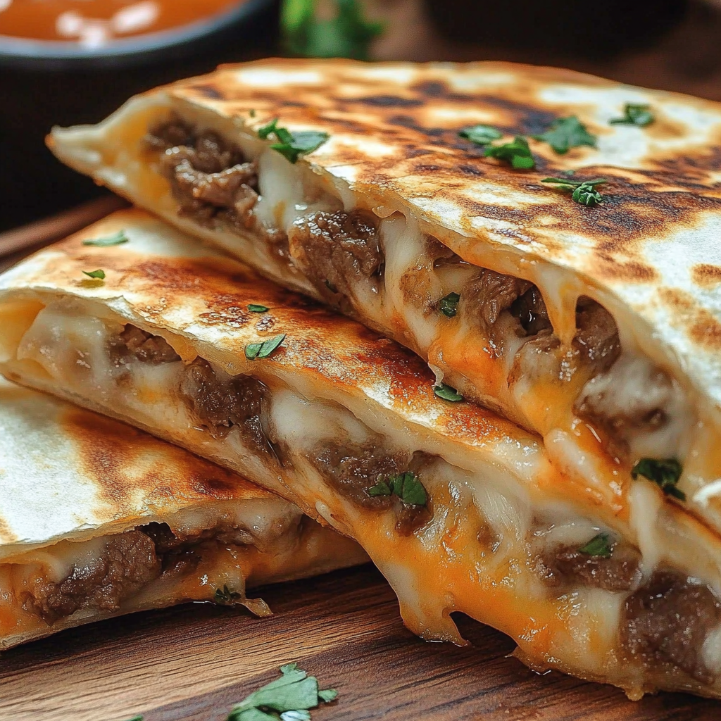 Recipe preparation for Taco Bell Steak Quesadilla