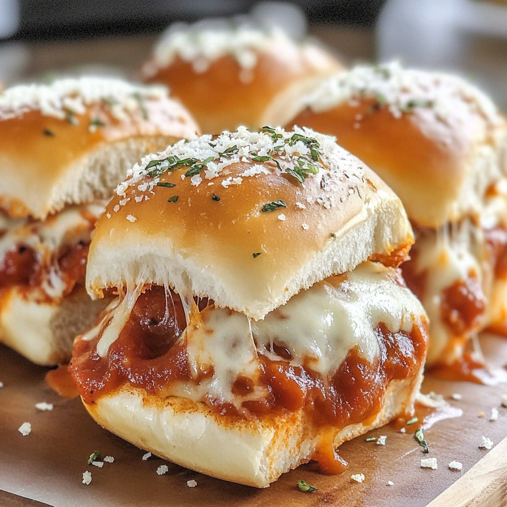 Recipe preparation for Pizza Sliders