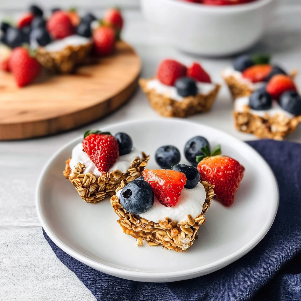 Recipe preparation for Berry Granola Bites