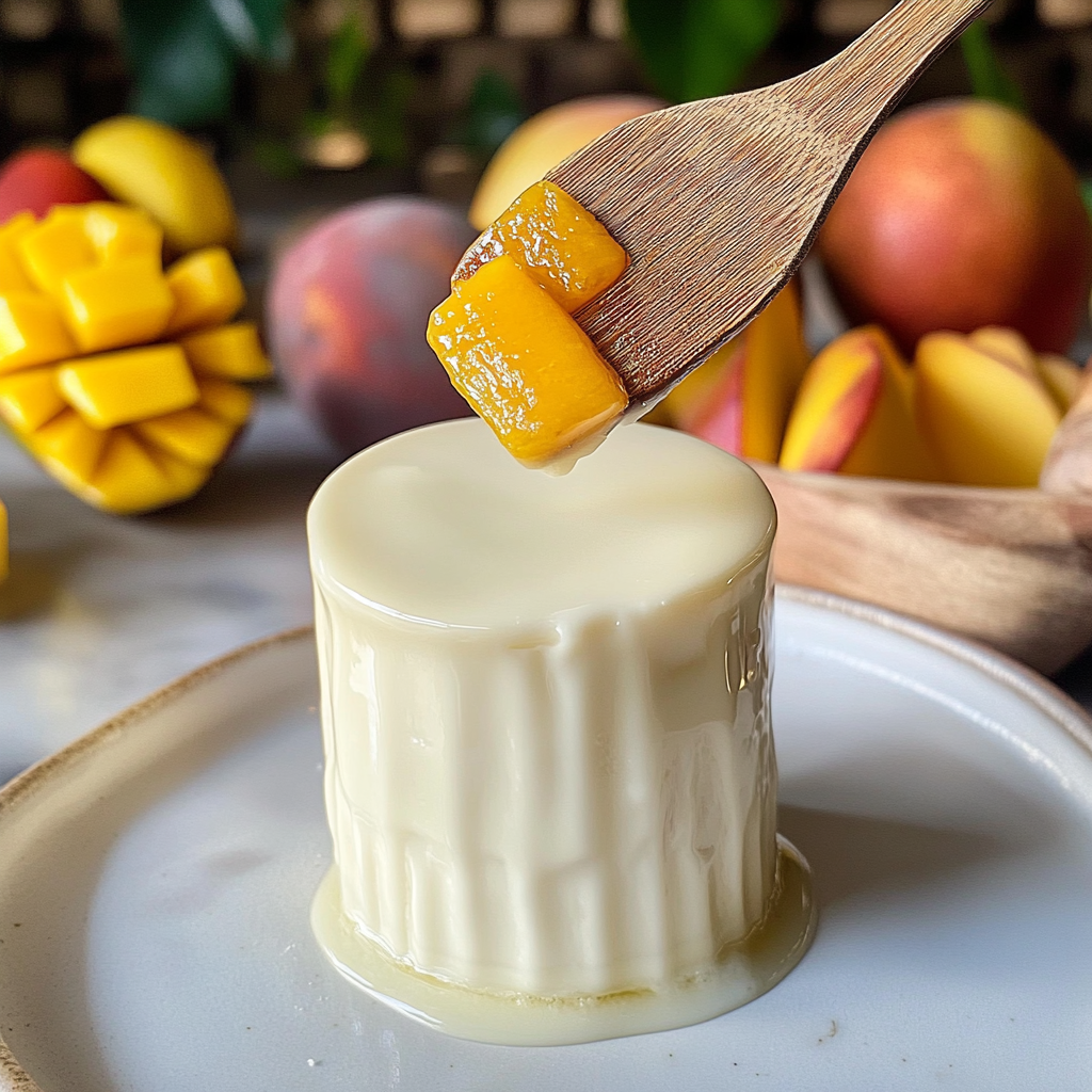 Recipe preparation for Mango Magnums