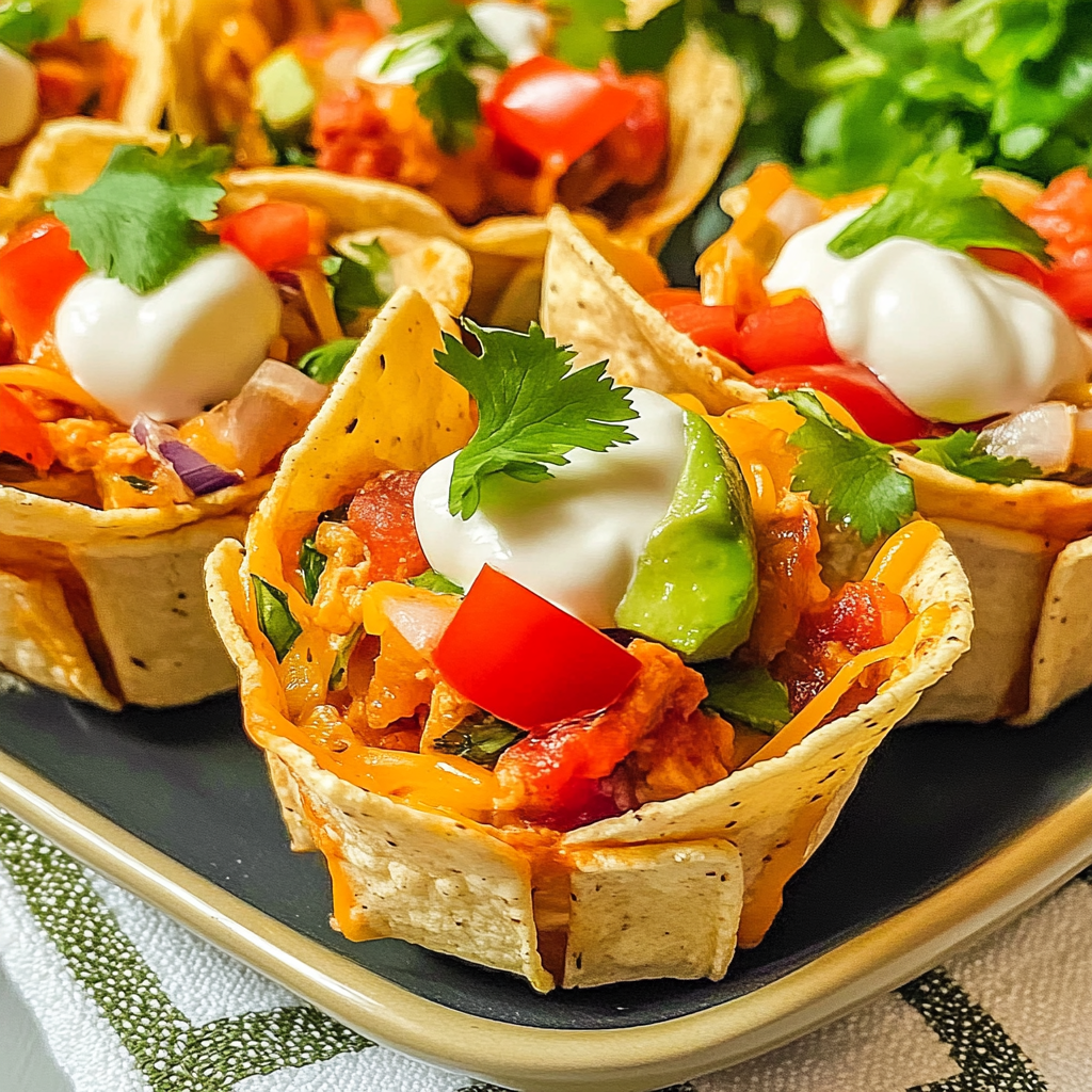 Recipe preparation for Enchilada Cups