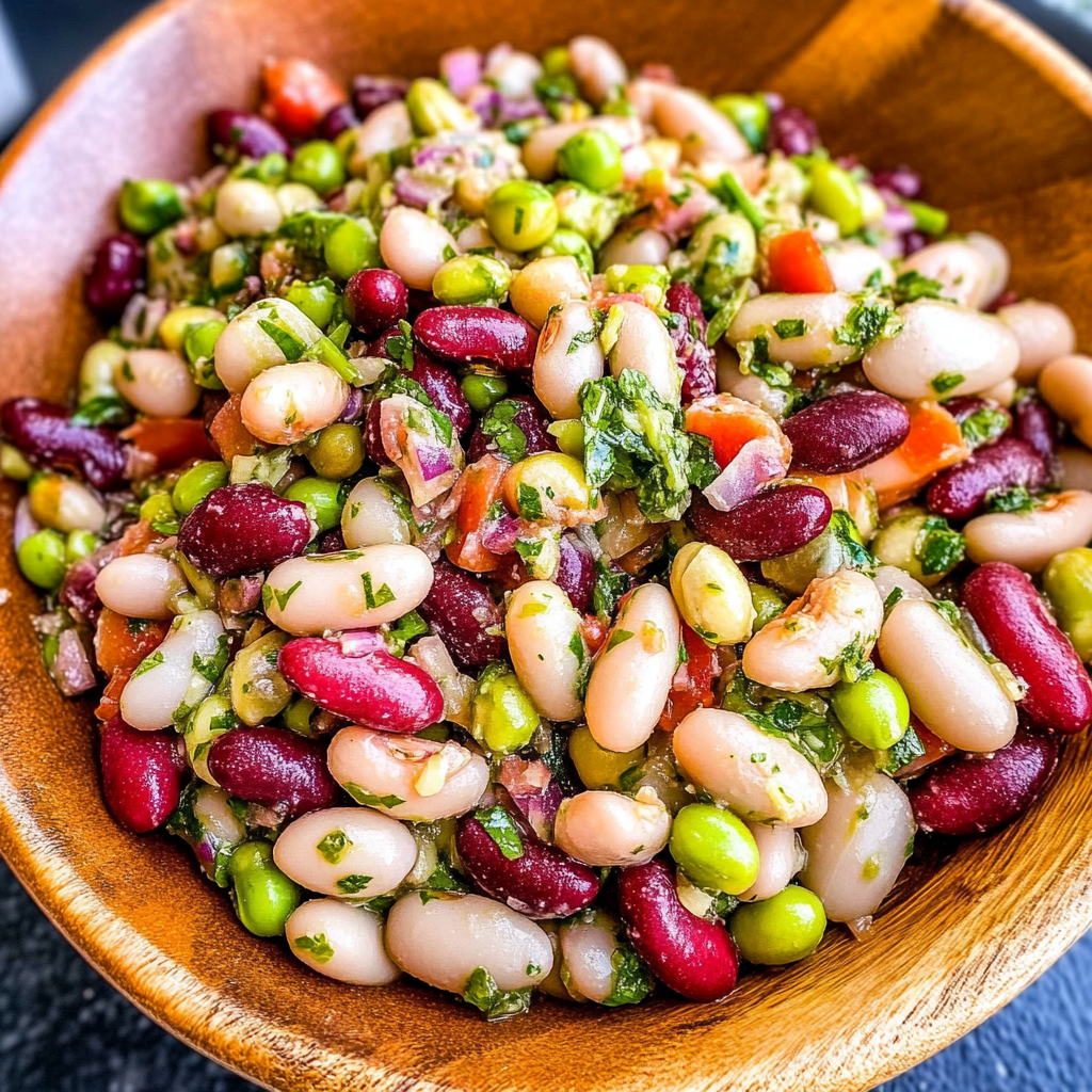 Recipe preparation for 3 Bean Salad