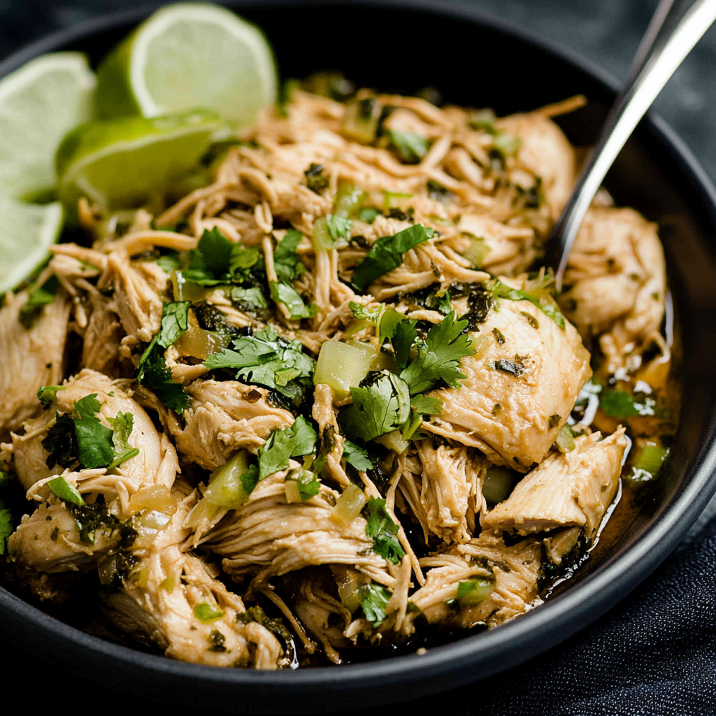 Recipe preparation for Slow Cooker Cilantro Lime Chicken