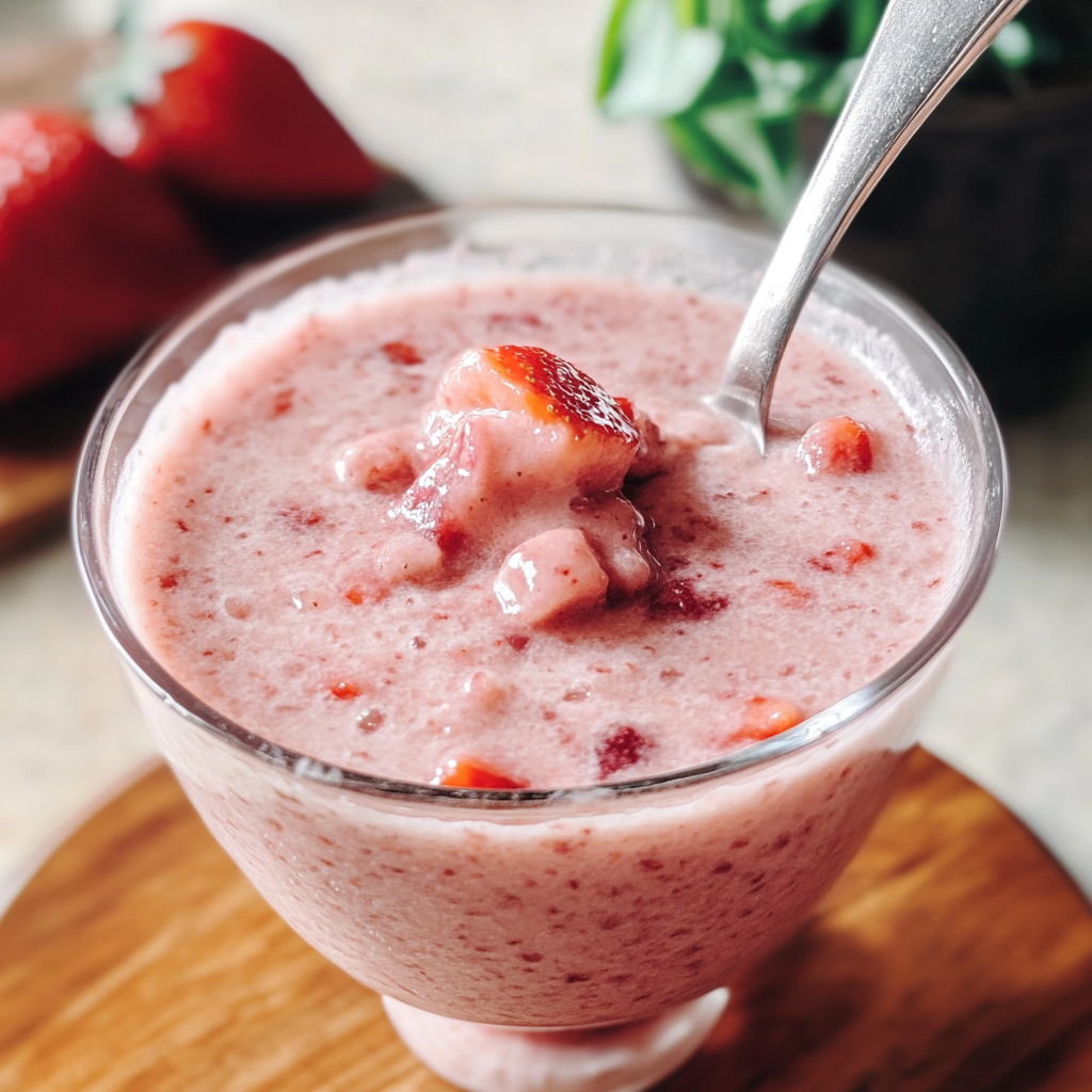Recipe preparation for Summer Strawberry-Sago