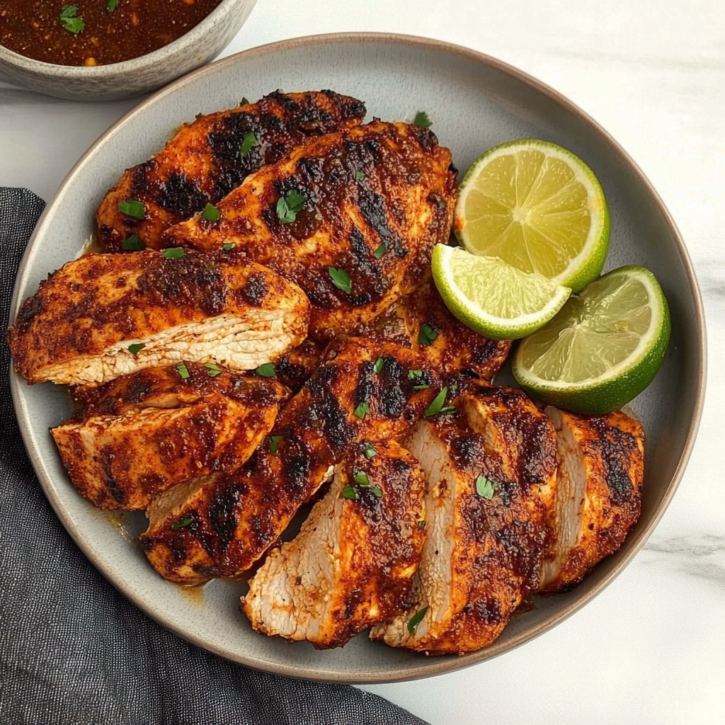 Recipe preparation for Blackened Chicken