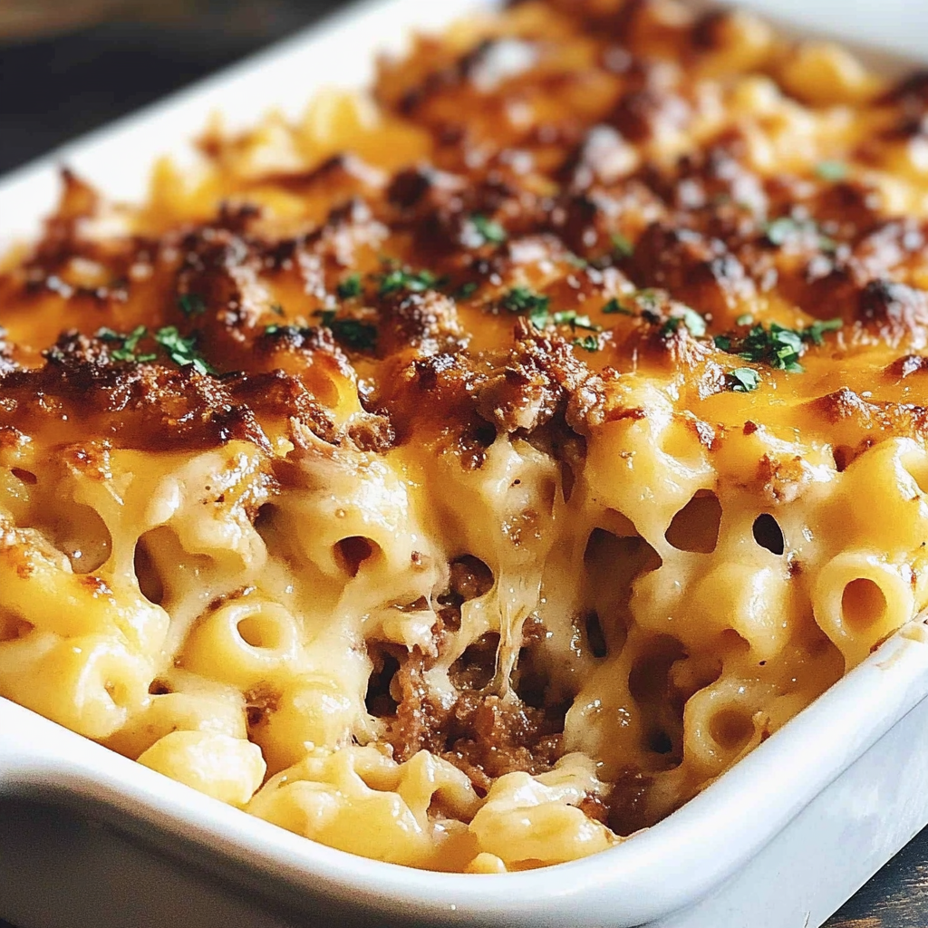 Recipe preparation for Pulled Pork Mac and Cheese