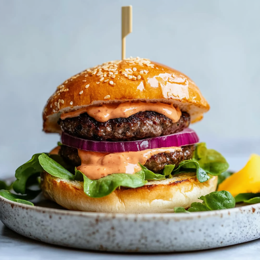 Recipe preparation for Healthy Beef Burgers