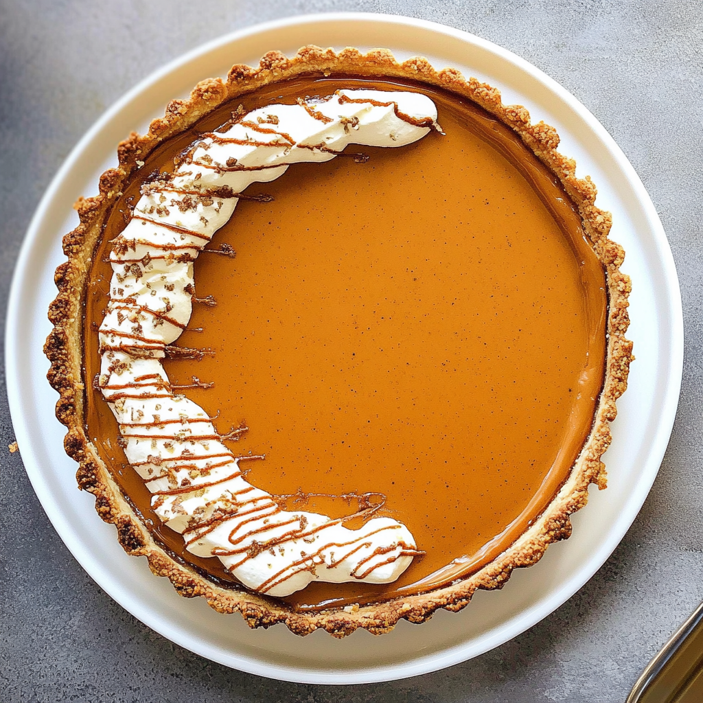 Recipe preparation for Pumpkin Tart