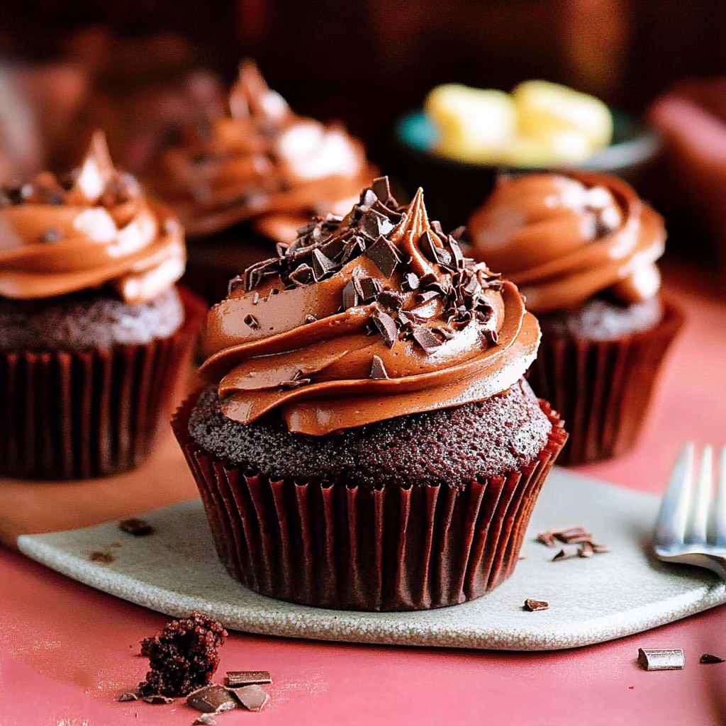 Recipe preparation for Best Chocolate Cupcakes