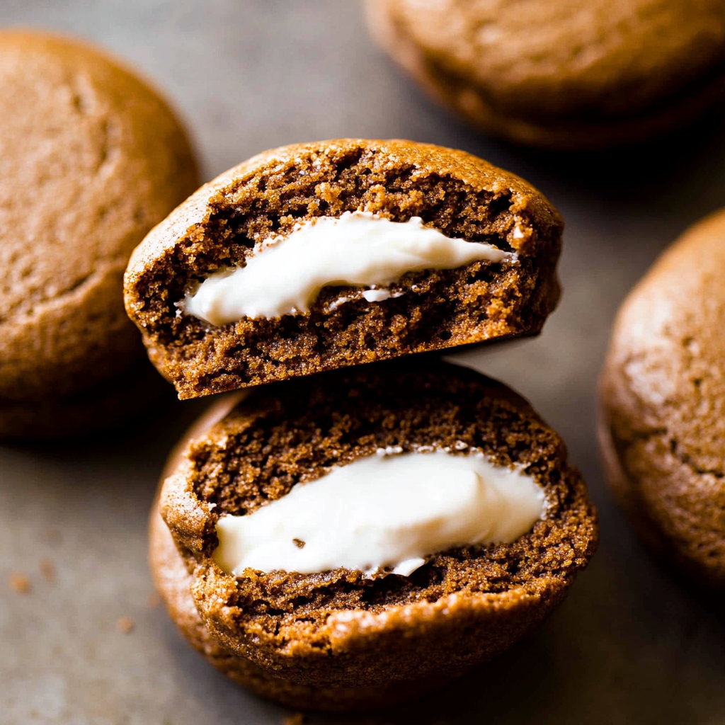 Recipe preparation for Gingerbread Whoopie Pies