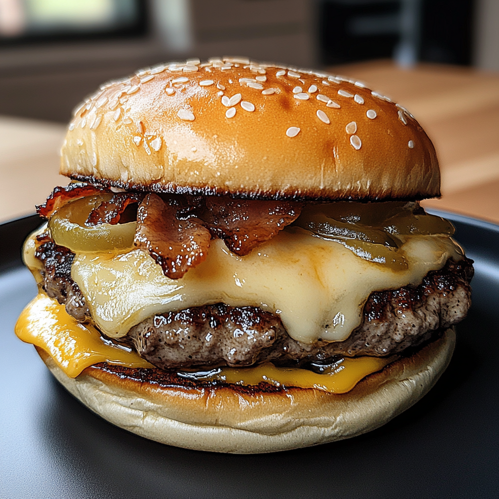 Recipe preparation for smash burger turkey baconnaise