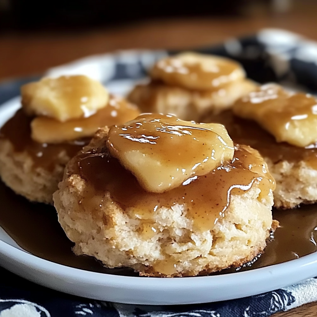 Recipe preparation for Apple Pie Biscuits Recipe