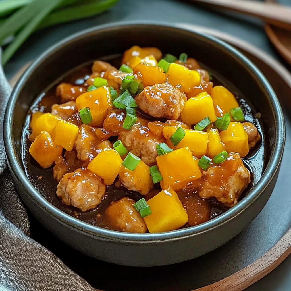 Recipe preparation for Asian Mango Chicken
