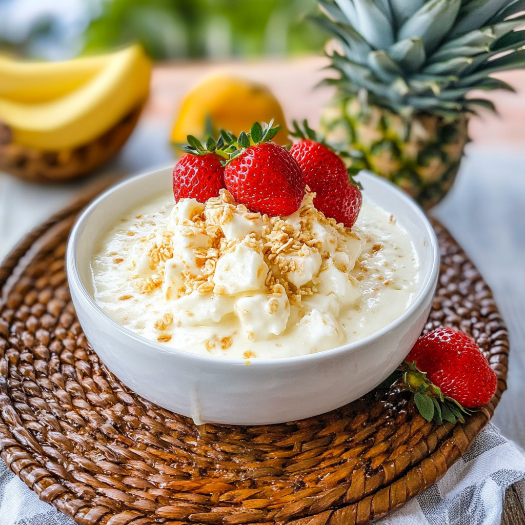 Recipe preparation for pina colada recipe