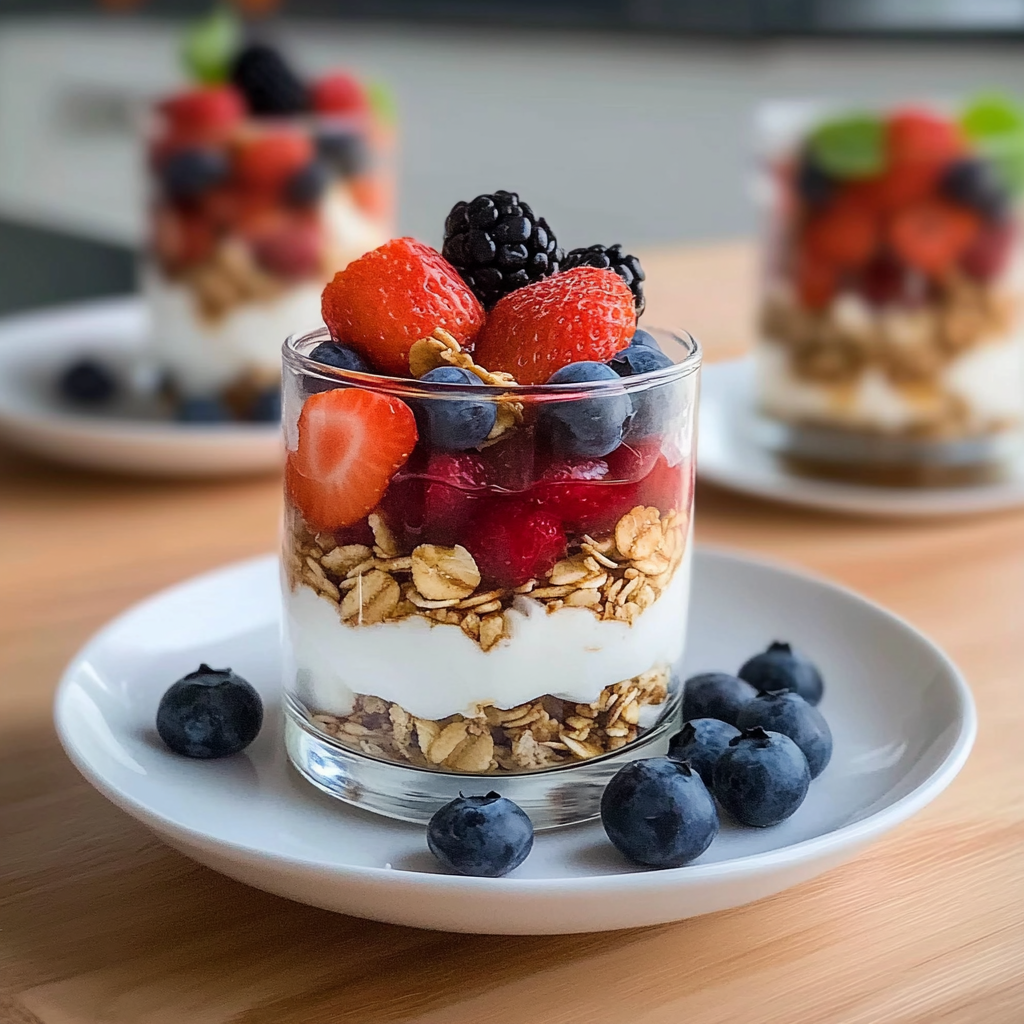 Recipe preparation for Fruit & Yogurt Parfait Recipe