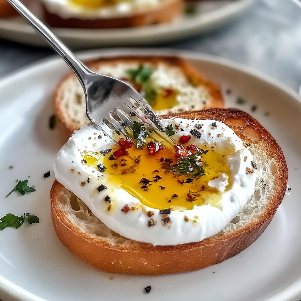 Recipe preparation for Burrata Appetizer with Honey
