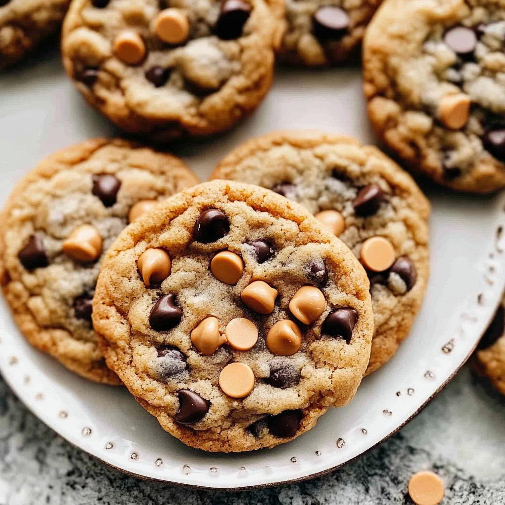 Recipe preparation for Butterscotch Chocolate Chip Cookies