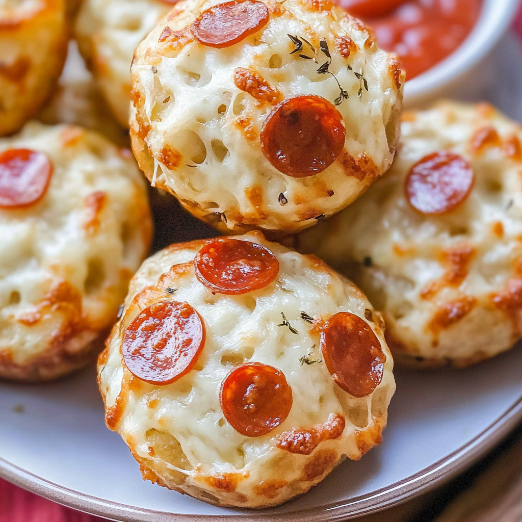 Recipe preparation for Pizza Muffins