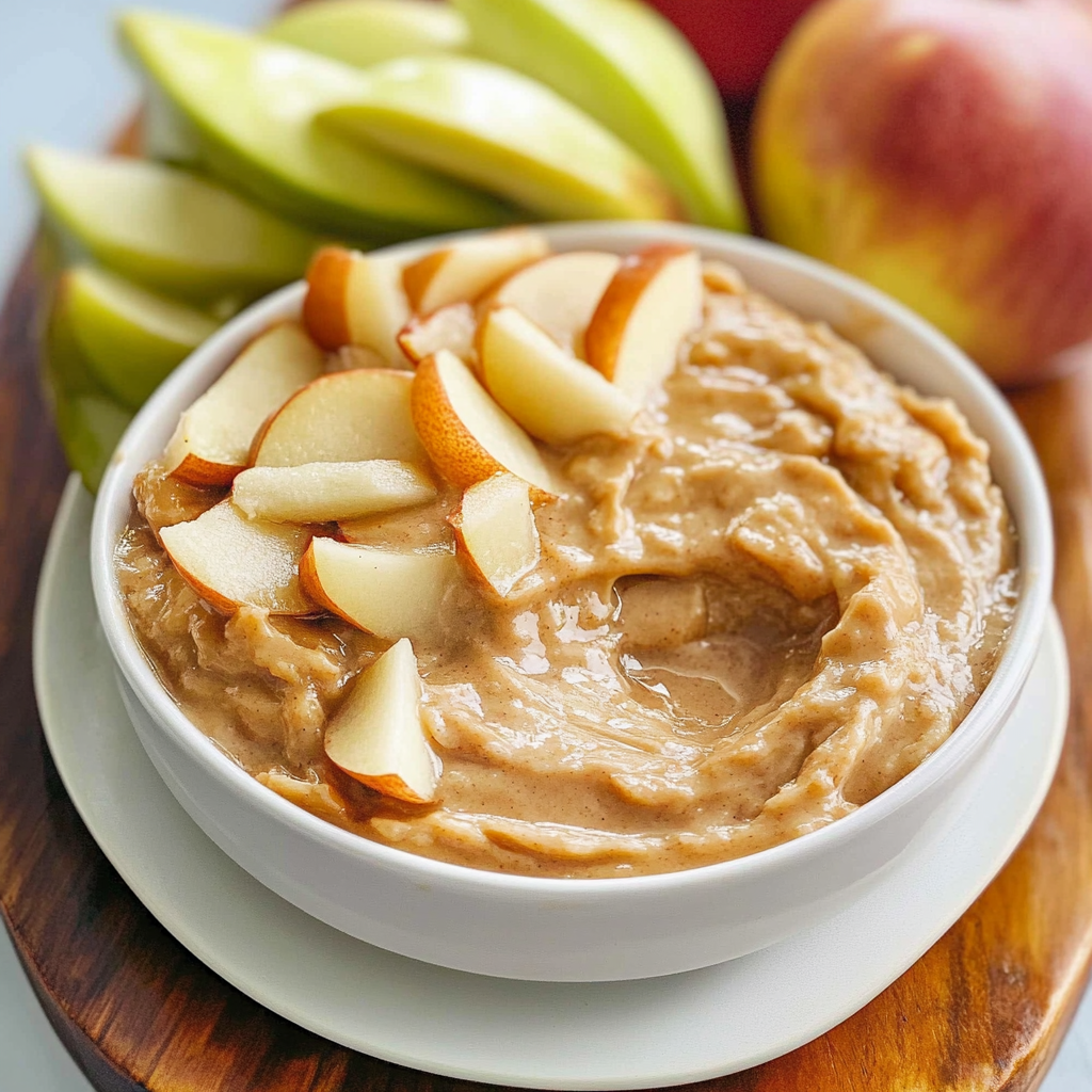 Recipe preparation for Toffee Apple Dip