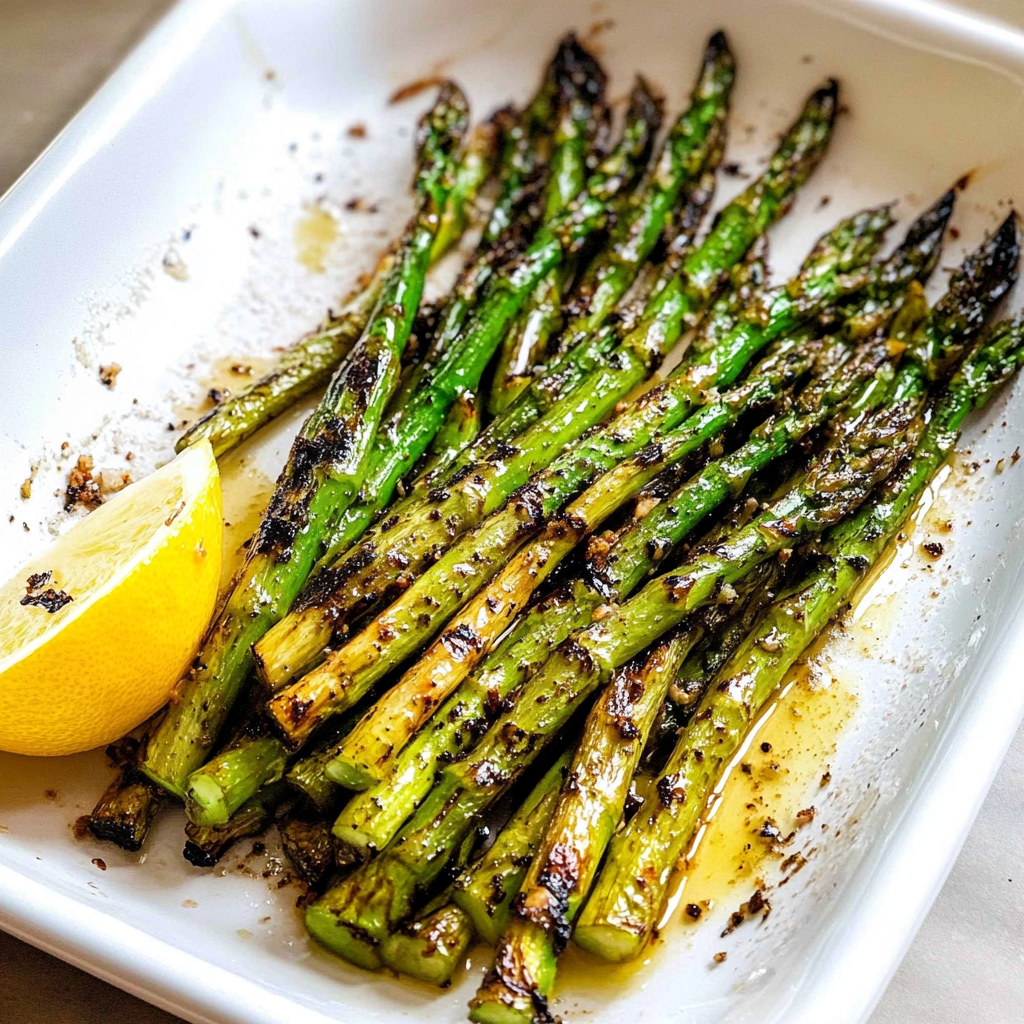 Recipe preparation for Grilled Asparagus Recipe