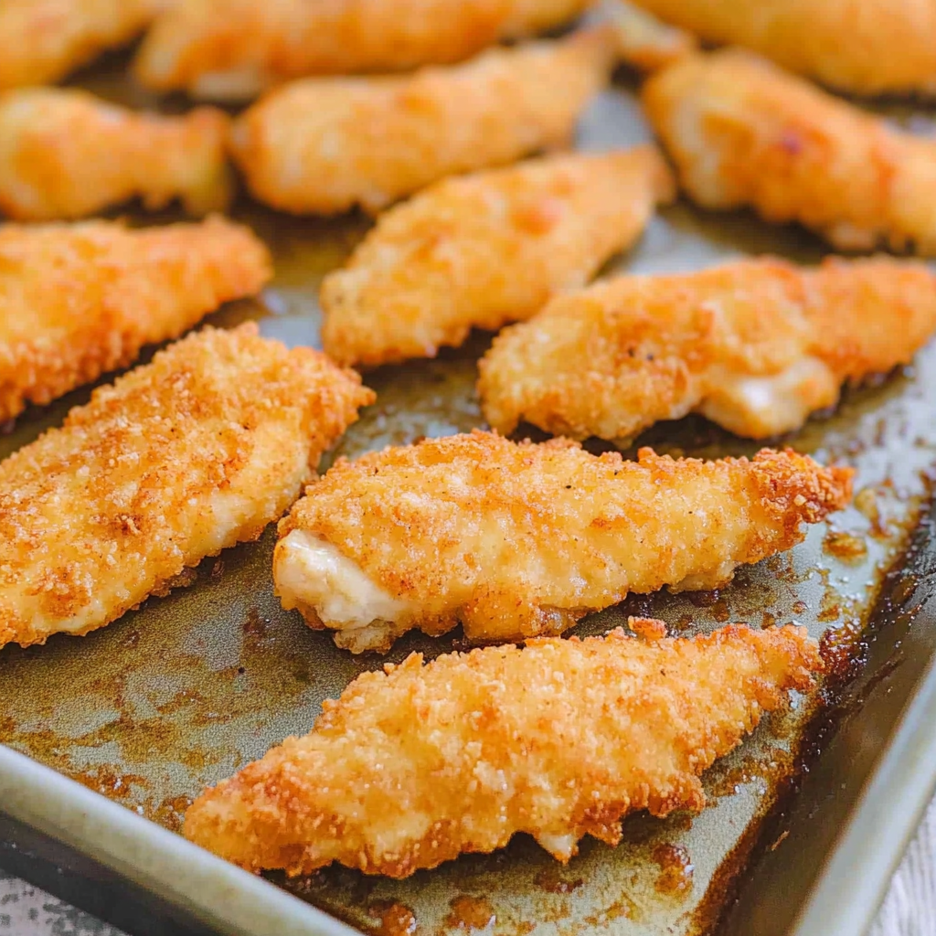 Recipe preparation for Ritz Chicken Tenders