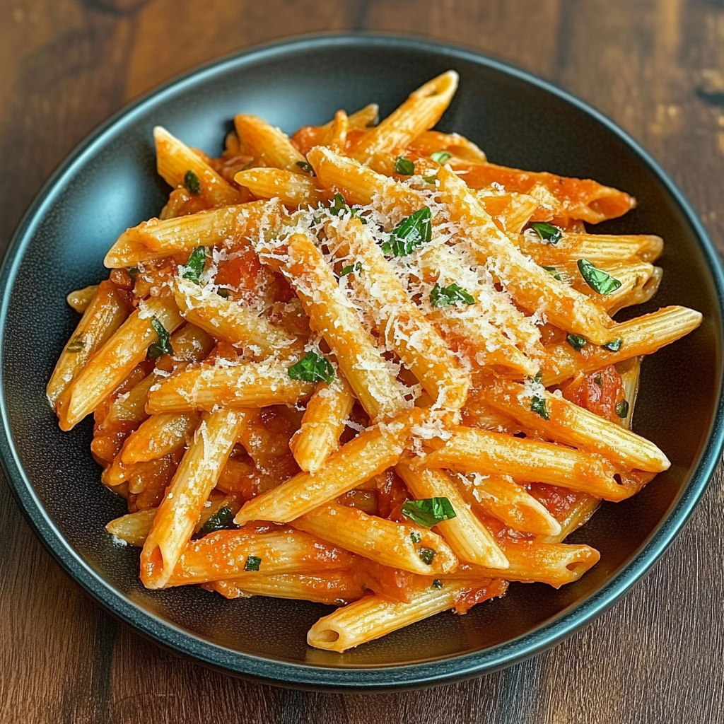 Recipe preparation for Gigi Hadid Pasta