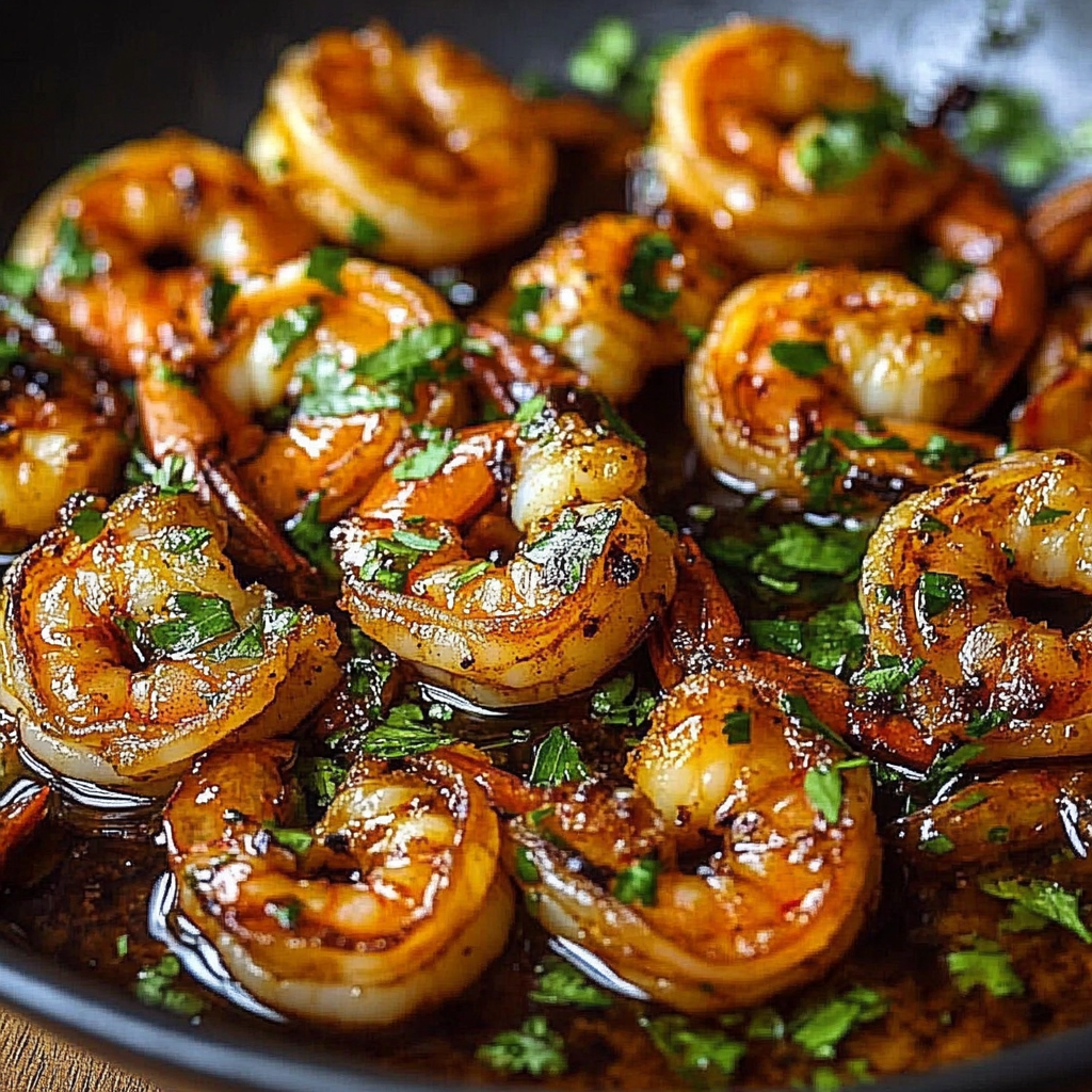 Recipe preparation for Honey Butter Old Bay Shrimp