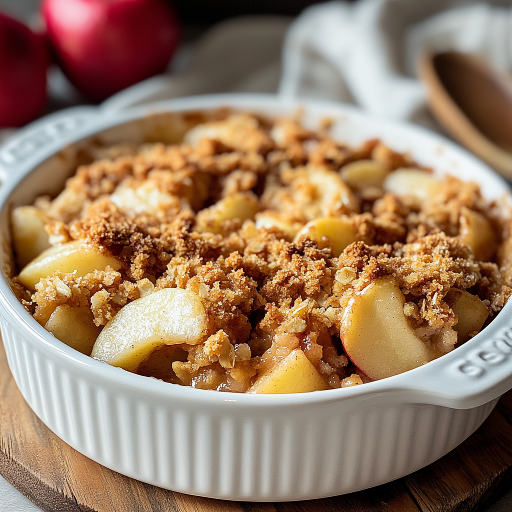Recipe preparation for Apple Crisp