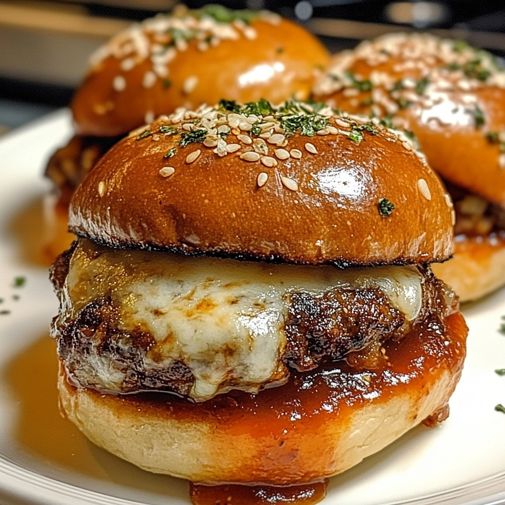 Recipe preparation for Pizza Burgers