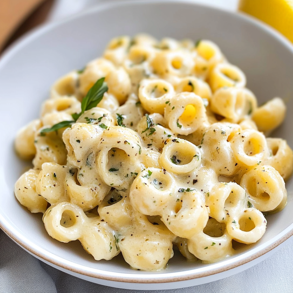 Recipe preparation for Garlic Butter Pasta