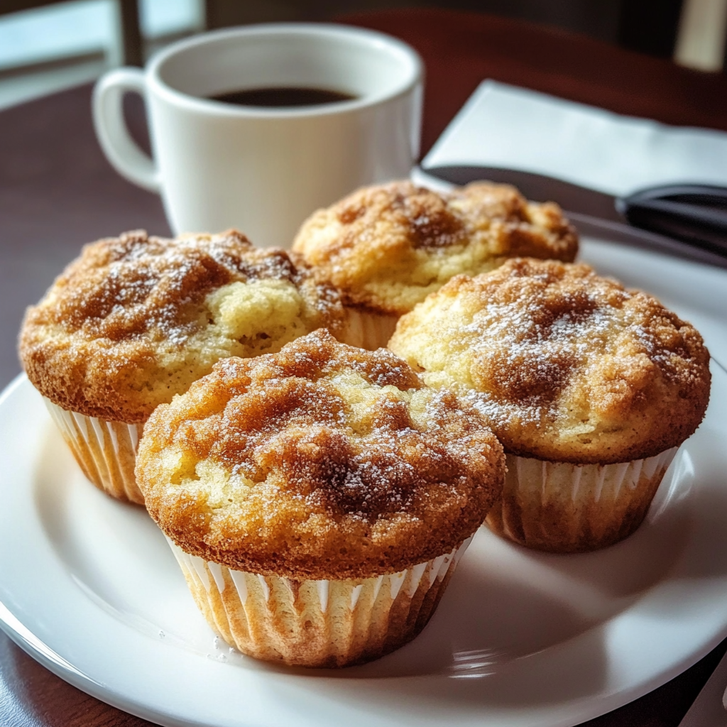 Recipe preparation for Coffee Cake Muffins