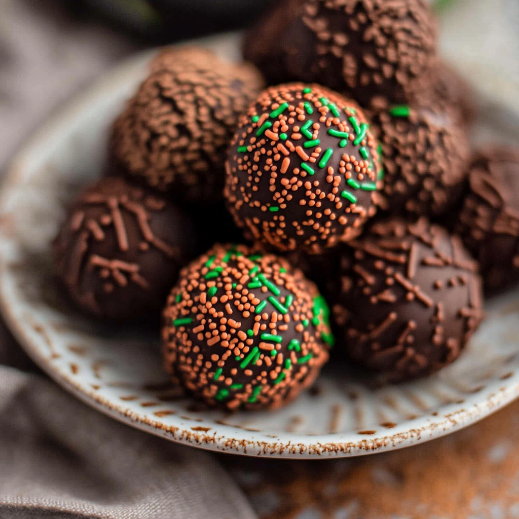 Recipe preparation for 5 Ingredient Amaretto Truffles