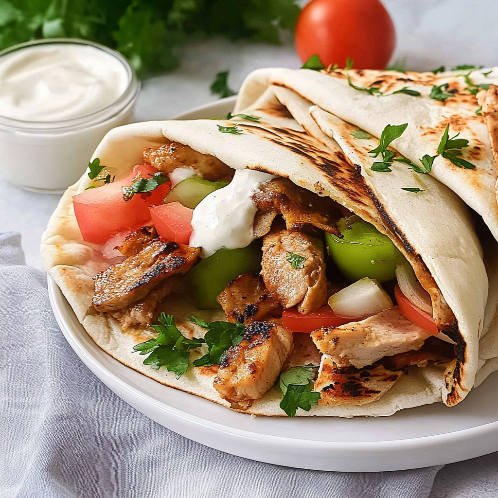 Recipe preparation for Chicken Shawarma
