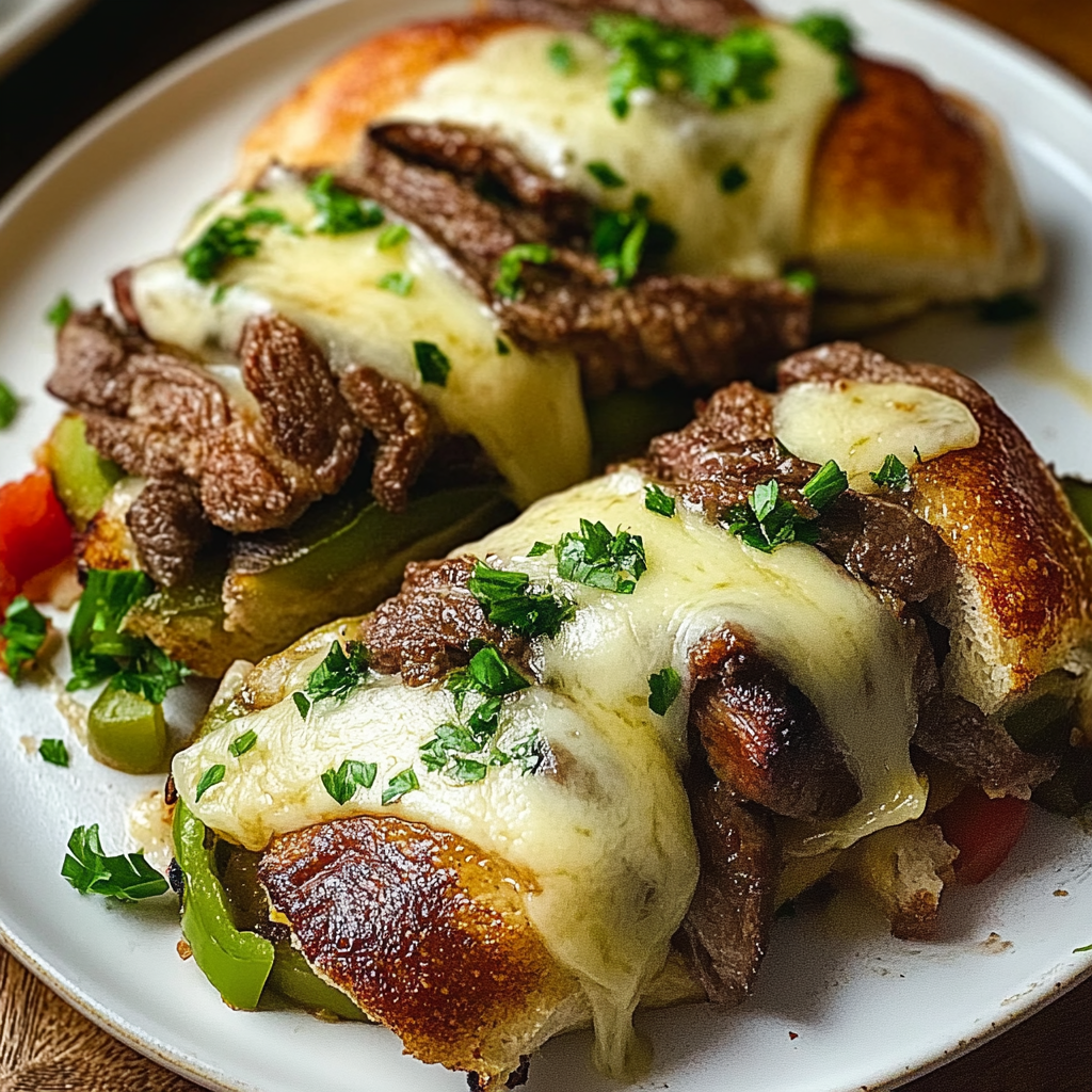 Recipe preparation for Keto Philly Cheesesteak Roll Ups