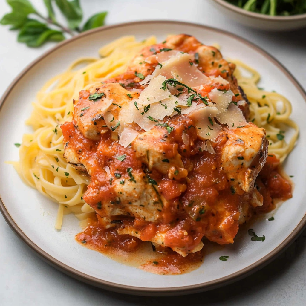 Recipe preparation for Slow Cooker Tomato Basil Chicken