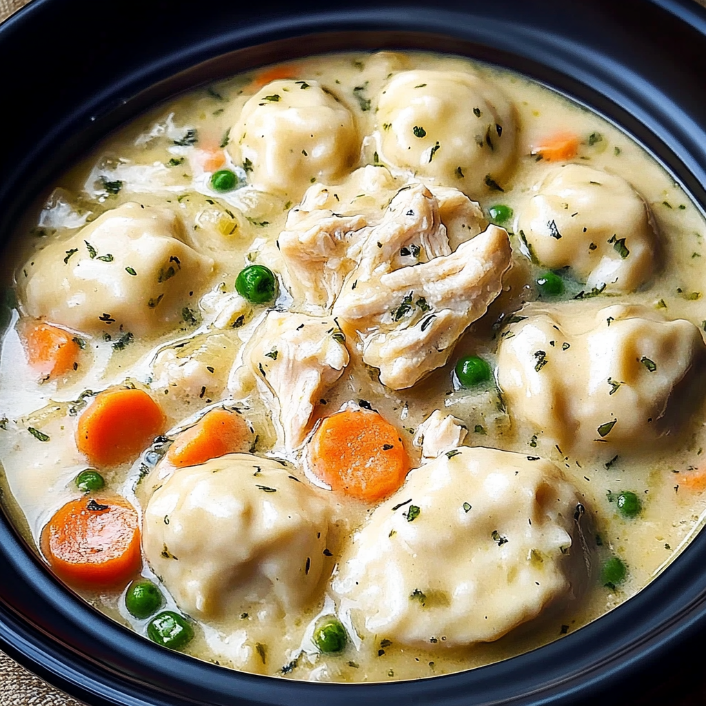 Recipe preparation for Chicken and Dumplings