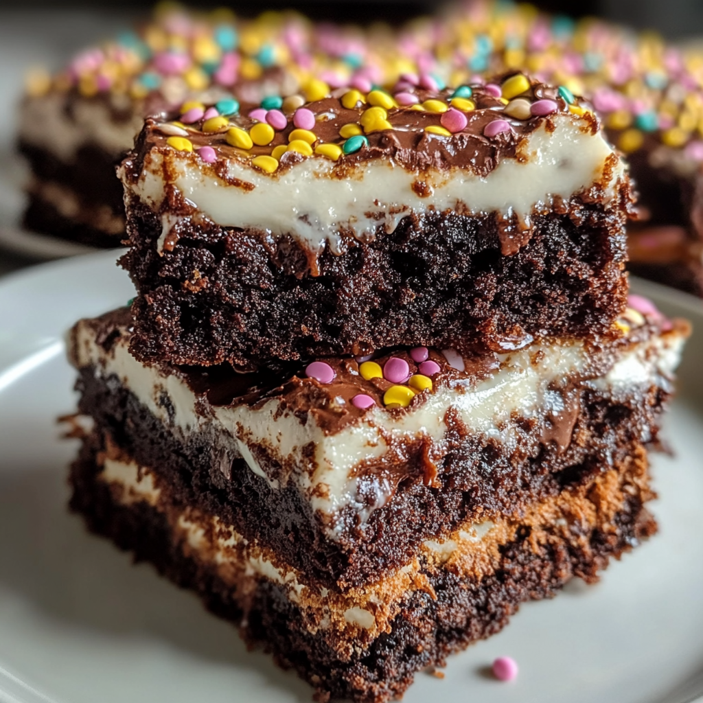 Recipe preparation for Chaos Cake Sheet Pan Brownies